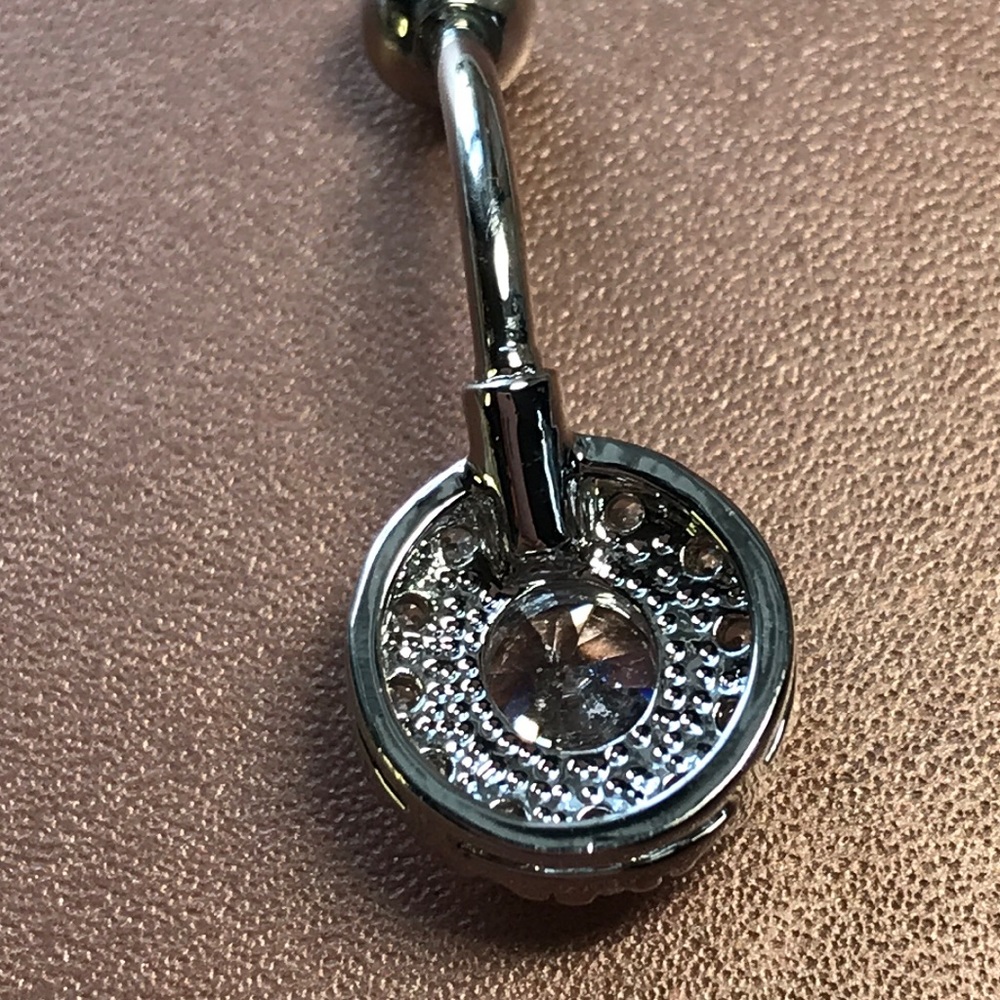 Crystal Belly Ring - Picture 3 of 3